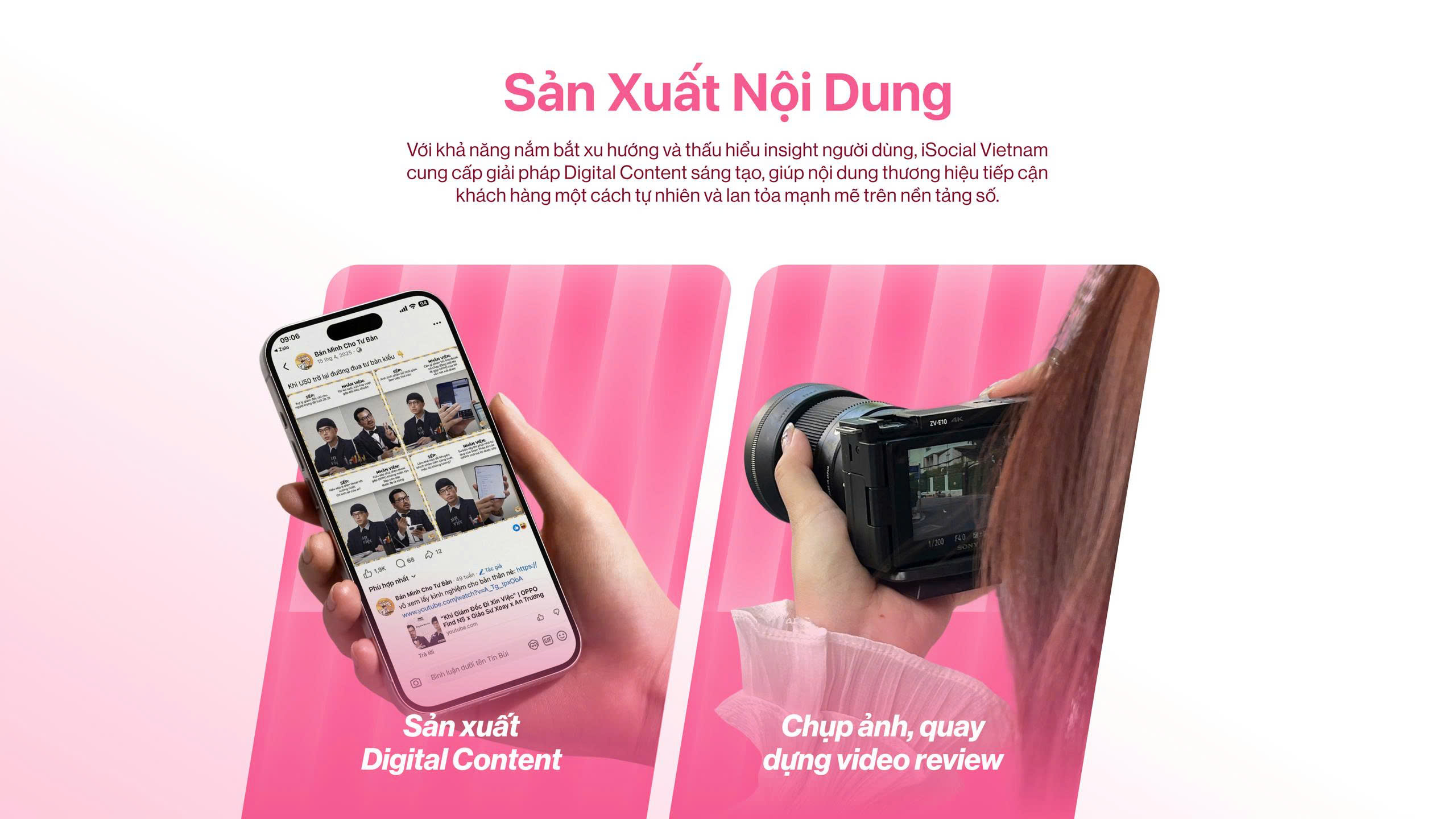 Sản Xuất Nội Dung iSocial Vietnam